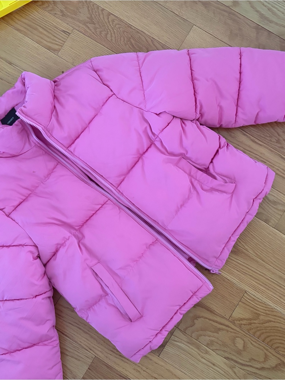 Forever 21 bubblegum pink puffer
